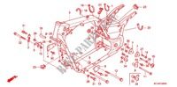 FRAME для Honda VTX 1800 S Black crankcase, Chromed forks covers 2004