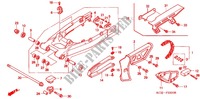 SWINGARM   CHAIN CASE для Honda XR 250 BAJA 2001