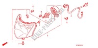 HEADLIGHT (2) для Honda CBF 125 M STUNNER Front brake disk 2010