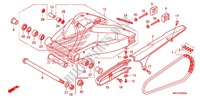 SWINGARM   CHAIN CASE для Honda CBR 1000 RR ABS RED 2009