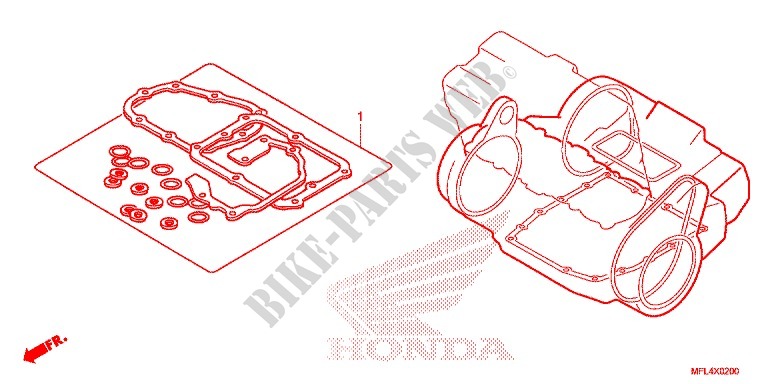 GASKET KIT для Honda CBR 1000 RR ABS RED 2009