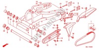 SWINGARM   CHAIN CASE для Honda CBR 1000 RR 2004