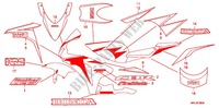 STICKERS (5) для Honda CBR 1000 RR ABS 2010