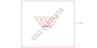 EPSO STICKER FIREBLADE WS для Honda CBR 1000 RR ABS 2010