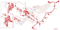 REAR BRAKE CALIPER для Honda AFRICA TWIN 1000 RED 2016