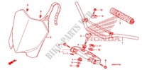 HANDLE PIPE/TOP BRIDGE (2) для Honda CRF 250 R 2011