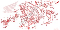 REAR TRANSMISSION CASE для Honda GL 1800 GOLD WING ABS NAVI RED 2016