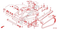 SWINGARM   CHAIN CASE для Honda CBR 1000 RR ABS RED 2017