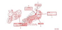 CAUTION LABEL (1) для Honda 700 DN01 2009