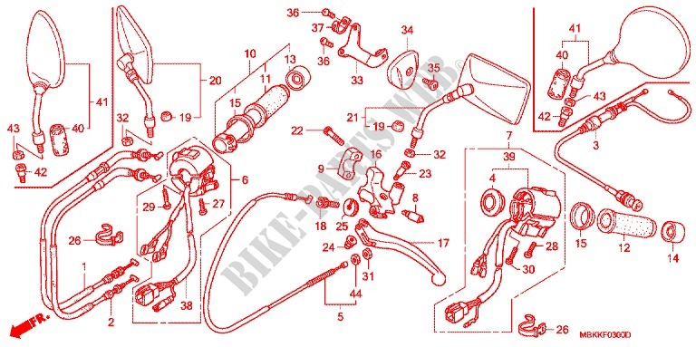 LEVER   SWITCH   CABLE (1) для Honda SHADOW 400 2003