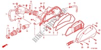 FRONT COVER   AIR CLEANER для Honda SH 125 TOP CASE 2012