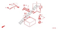 TOOLS   BATTERY BOX для Honda SH 125 TOP CASE 2012