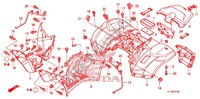 REAR FENDER для Honda FOURTRAX 420 RANCHER AT PS 2010