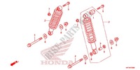 REAR SHOCK ABSORBER (2) для Honda FOURTRAX 420 RANCHER 4X4 AT PS CAMO 2012