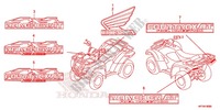 STICKERS для Honda FOURTRAX 420 RANCHER 4X4 AT PS CAMO 2012