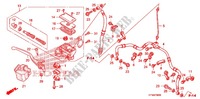 FRONT BRAKE MASTER CYLINDER для Honda FOURTRAX 420 RANCHER 4X4 PS RED 2009