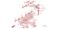 FRONT SUSPENSION ARM (4WD) для Honda FOURTRAX 420 RANCHER 4X4 PS RED 2009