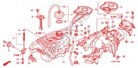 FUEL TANK для Honda FOURTRAX 420 RANCHER 4X4 PS RED 2009