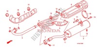 EXHAUST MUFFLER (2) для Honda FOURTRAX 420 RANCHER 4X4 PS 2010
