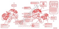 CAUTION LABEL (1) для Honda FOURTRAX 500 RUBICON 2015
