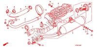 EXHAUST MUFFLER (2) для Honda FOURTRAX 500 FOREMAN 4X4 Electric Shift, PS, CAMO 2011