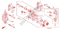 FRONT BRAKE CALIPER для Honda FOURTRAX 500 FOREMAN 4X4 Electric Shift, PS, CAMO 2011