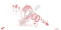 REAR WHEEL для Honda FOURTRAX 500 FOREMAN 4X4 Electric Shift, PS, CAMO 2012