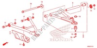 FRONT SUSPENSION ARM для Honda FOURTRAX 500 FOREMAN 4X4 Power Steering 2012