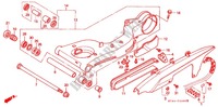 SWINGARM   CHAIN CASE для Honda VFR 750 1991