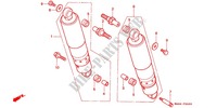 REAR SHOCK ABSORBER (2) для Honda VT 1100 SHADOW C2 ACE white ribbon tire 1997