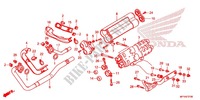 EXHAUST MUFFLER (2) для Honda VT 1300 INTERSTATE 2012