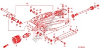 SWINGARM   CHAIN CASE для Honda VT 1300 C FURY MATT SILVER 2010