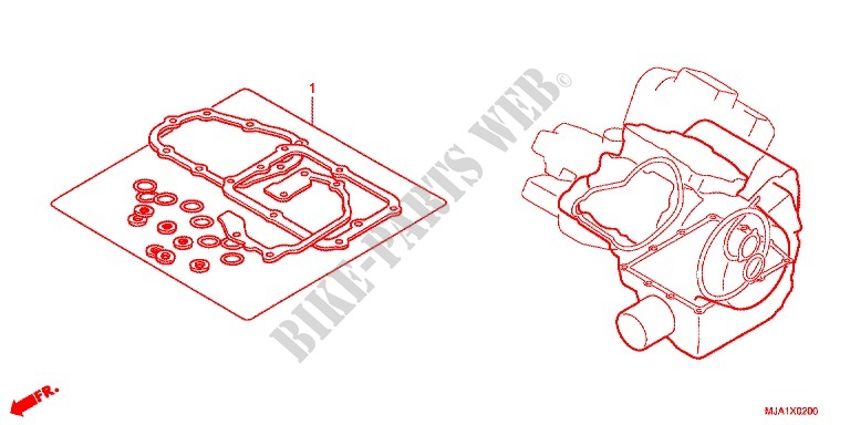 GASKET KIT для Honda SHADOW VT 750 PHANTOM 2012