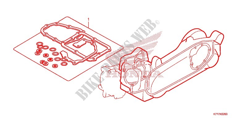 GASKET KIT для Honda SH 125 ABS D 2018