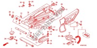 SWINGARM   CHAIN CASE для Honda XR 650 L 2012