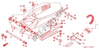 SWINGARM   CHAIN CASE для Honda XR 650 R 2006