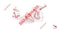 REAR BRAKE PANEL   SHOES для Honda XR 150 2020