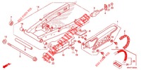 SWINGARM   CHAIN CASE для Honda XR 150 2020