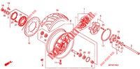 REAR WHEEL для Honda VT 1300 FURY ABS 2012