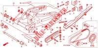 SWINGARM   CHAIN CASE для Honda CBR 600 RR 2007